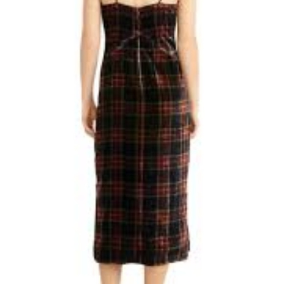 J. Crew Spaghetti-strap midi dress in velvet - Picture 4 of 6